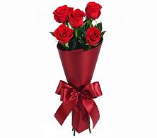 Букет 5 Красных роз Эдлесс Лав в Байчурово