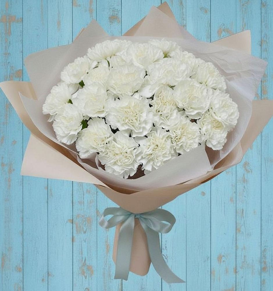 Букет цветов из: Гвоздики в Байчурово