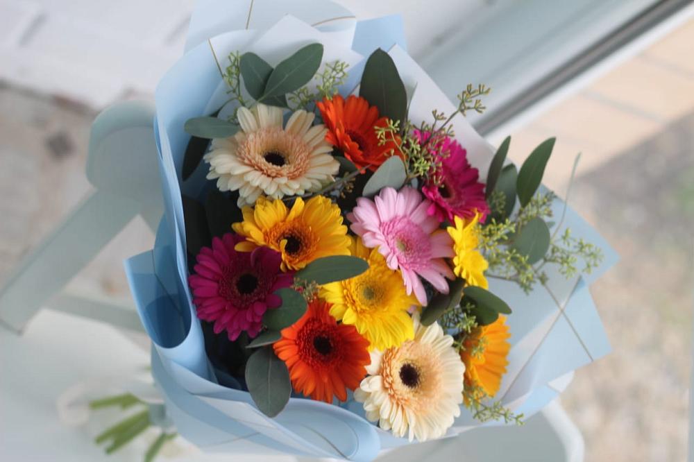 Букет цветов из: Герберы в Байчурово