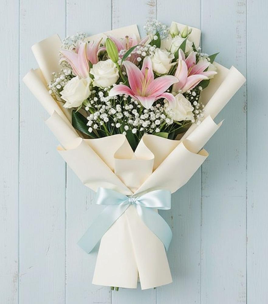 Букет цветов из: Лилии в Байчурово