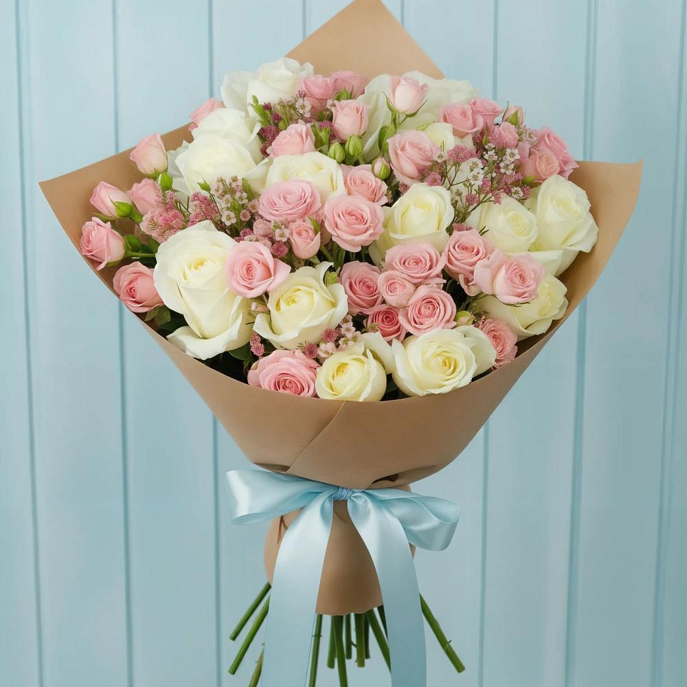 Букет цветов из: Розы в Байчурово