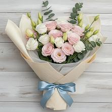 Букет цветов из:  Лизиантусы #REPLACE_PRED# Байчурово