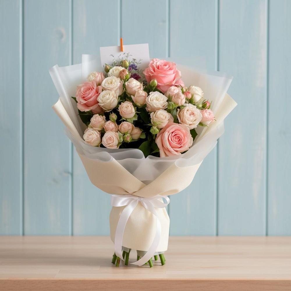 Букет цветов из: Розы в Байчурово