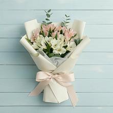 Букет цветов из:  Альстромерии в Байчурово