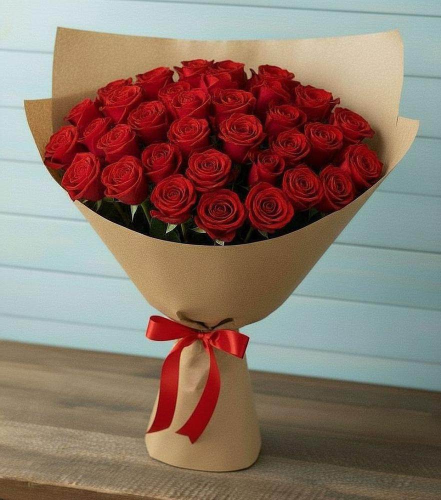 Букет Красные розы Милано в Байчурово