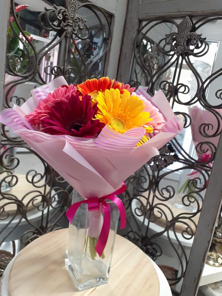 Букет цветов из: Герберы в Байчурово