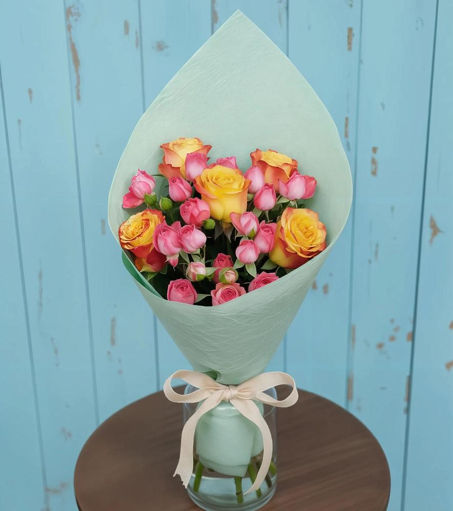 Букет цветов из: Розы в Байчурово