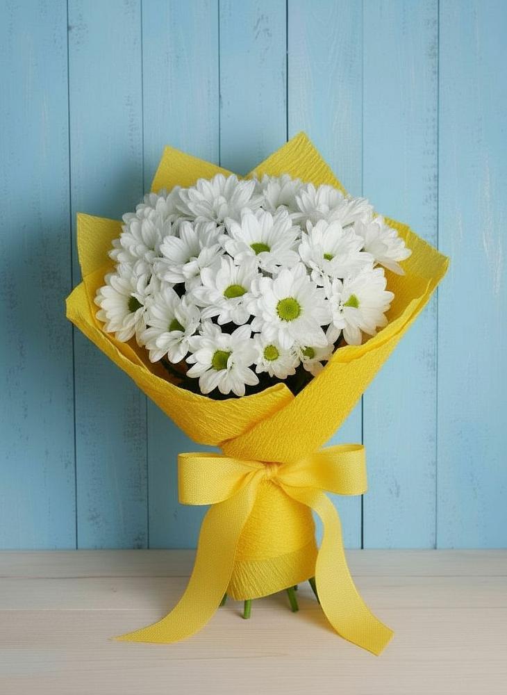 Букет цветов из: Хризантемы в Байчурово