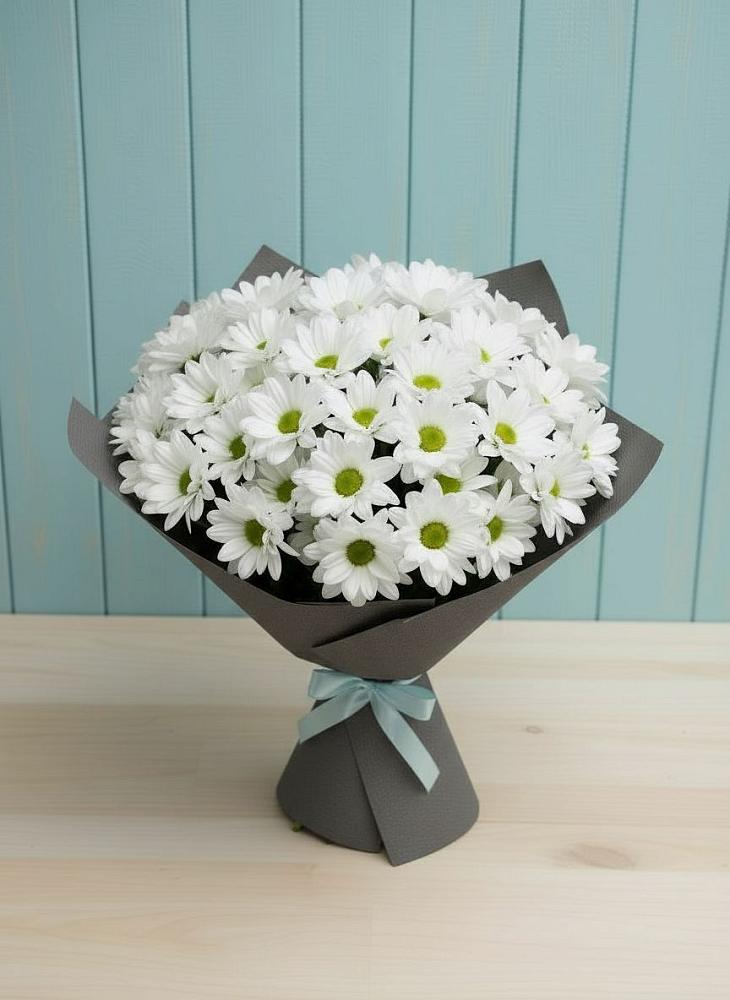 Букет цветов из: Хризантемы в Байчурово