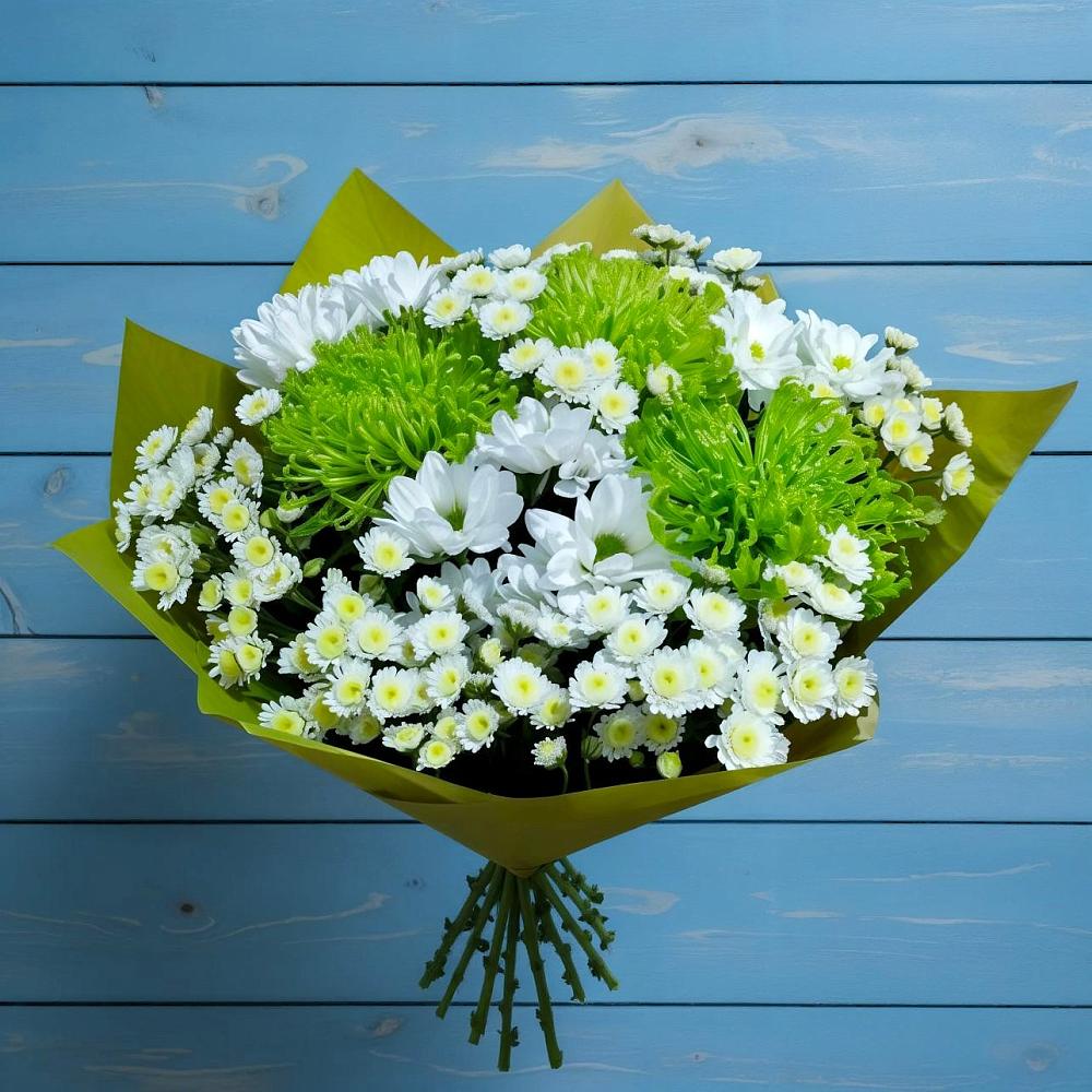 Букет цветов из: Хризантемы в Байчурово