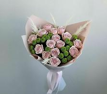 Букет цветов из:  Розы и Хризантемы в Байчурово