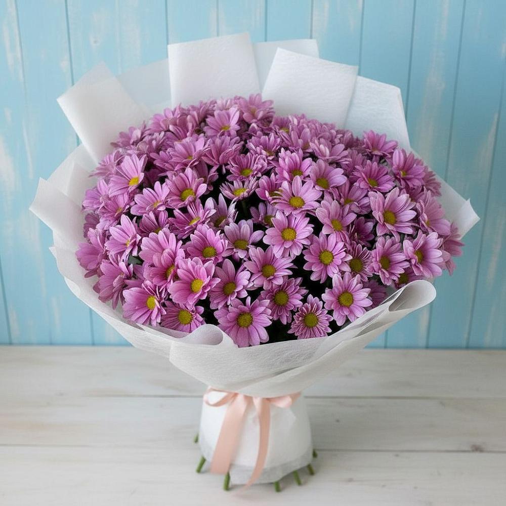 Букет цветов из: Хризантемы в Байчурово