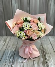 Букет цветов из:  Гвоздики, Розы и Хризантемы #REPLACE_PRED# Байчурово
