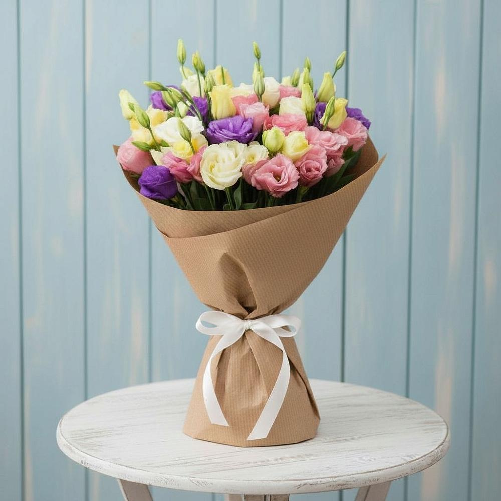 Букет цветов из: Лизиантусы в Байчурово