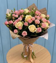 Букет цветов из:  Розы в Байчурово