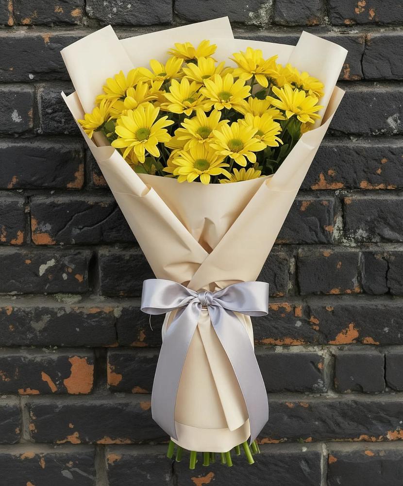 Букет цветов из: Хризантемы в Байчурово