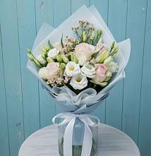 Букет цветов из:  Розы и Лизиантусы в Байчурово