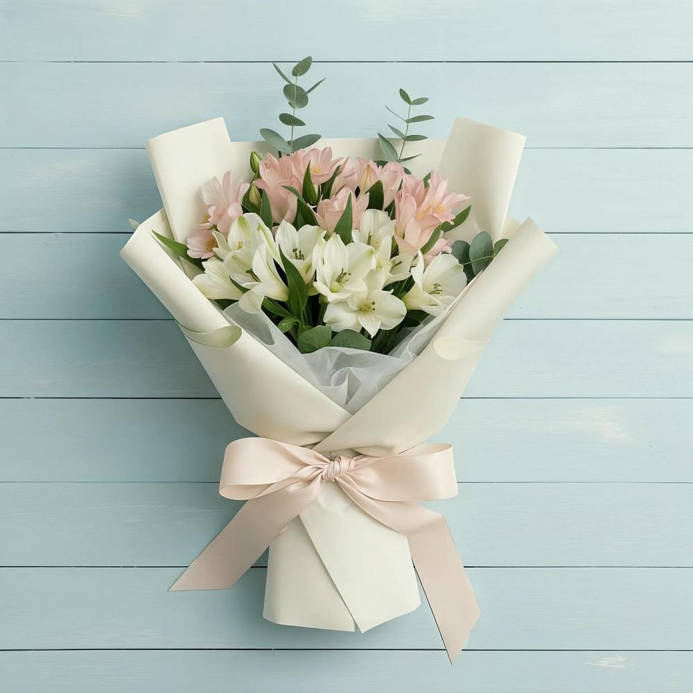 Букет цветов из: Альстромерии в Байчурово