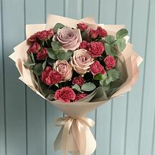 Букет цветов из:  Гвоздики и Розы #REPLACE_PRED# Байчурово
