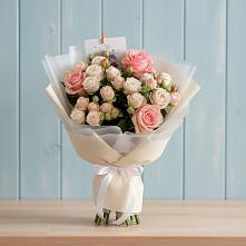 Букет цветов из:  Розы в Байчурово