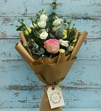 Букет цветов из:  Розы и Лизиантусы в Байчурово
