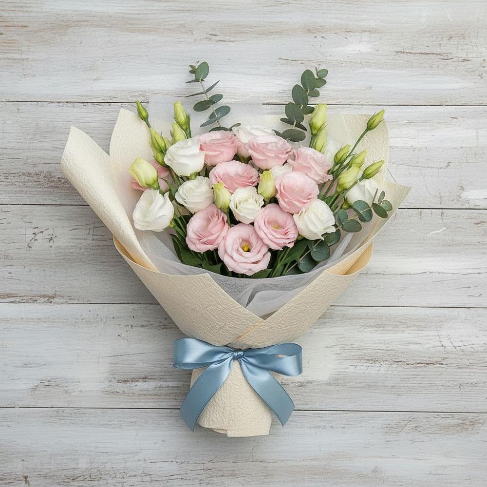 Букет цветов из: Лизиантусы в Байчурово